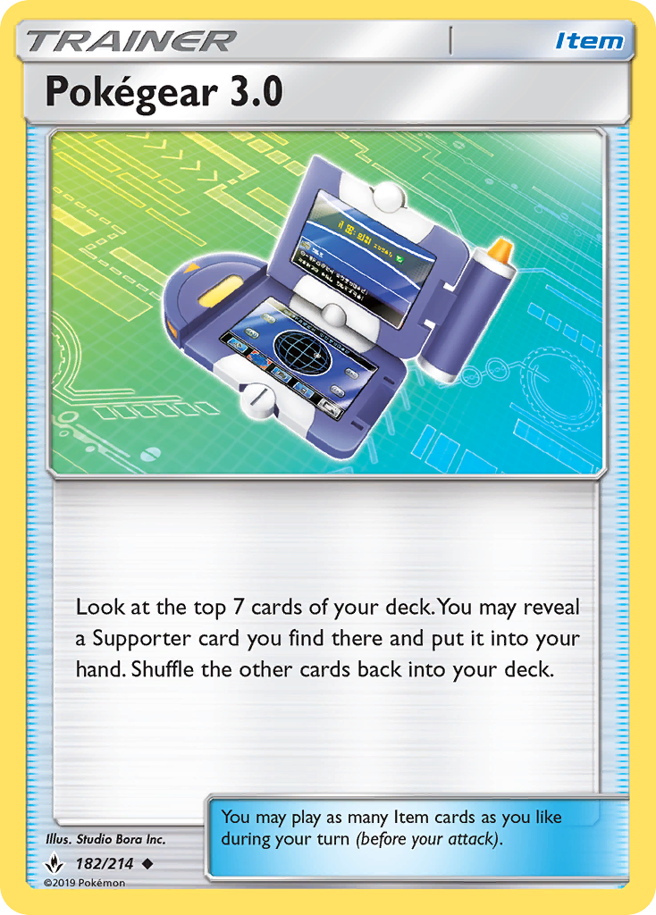 Unbroken Bonds Pokégear 3 #182/214