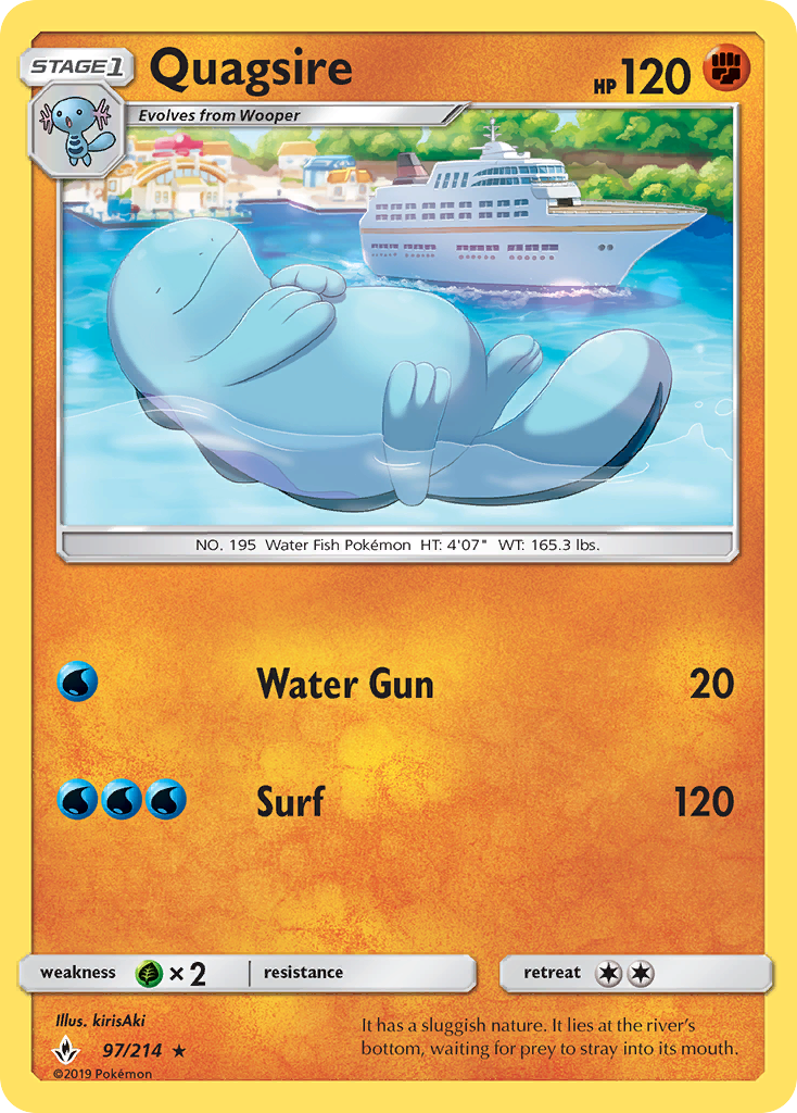 Unbroken Bonds Quagsire #97/214