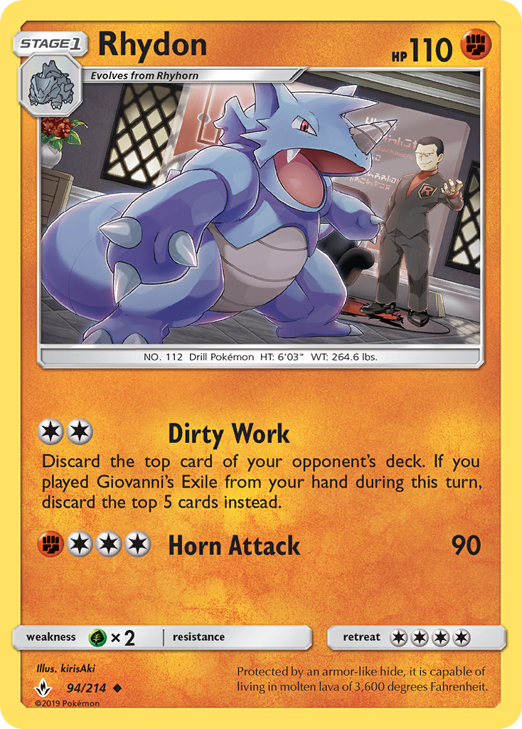 Unbroken Bonds Rhydon #94/214
