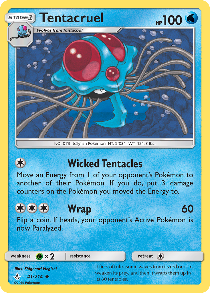 Unbroken Bonds Tentacruel #41/214