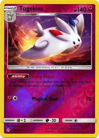 Unbroken Bonds Togekiss #138/214 reverse holo