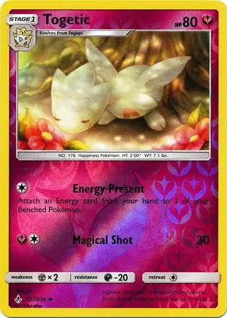 Unbroken Bonds Togetic #137/214 reverse holo