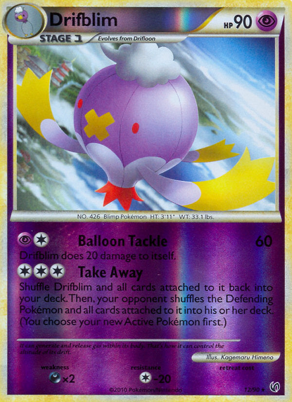 Undaunted Drifblim #12/90 reverse holo