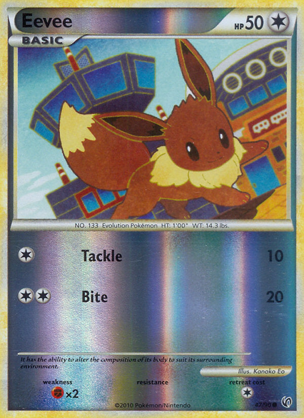 Undaunted Eevee #47/90 reverse holo