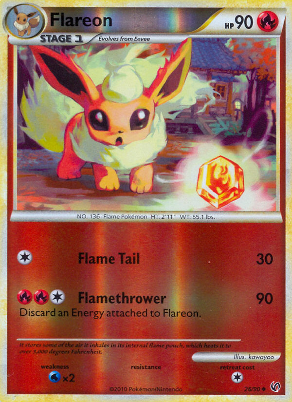 Undaunted Flareon #26/90 reverse holo