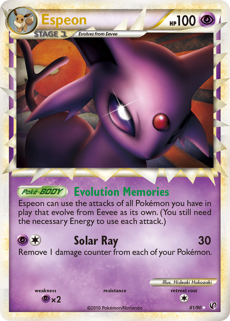 Undaunted Holo Espeon #81/90