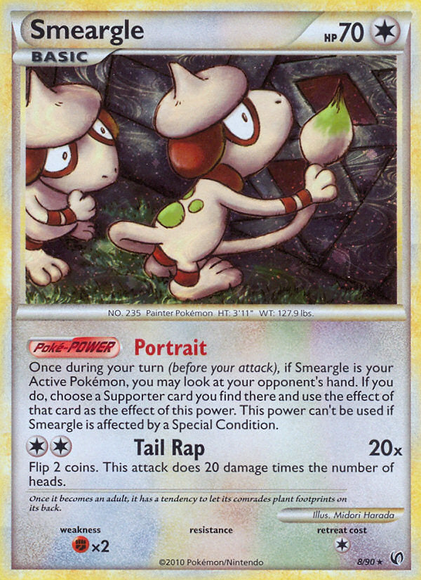Undaunted Holo Smeargle #8/90