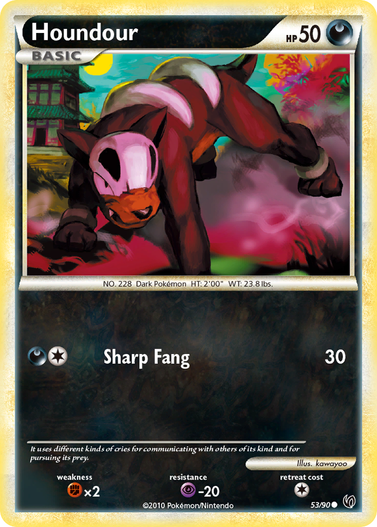 Undaunted Houndour #53/90