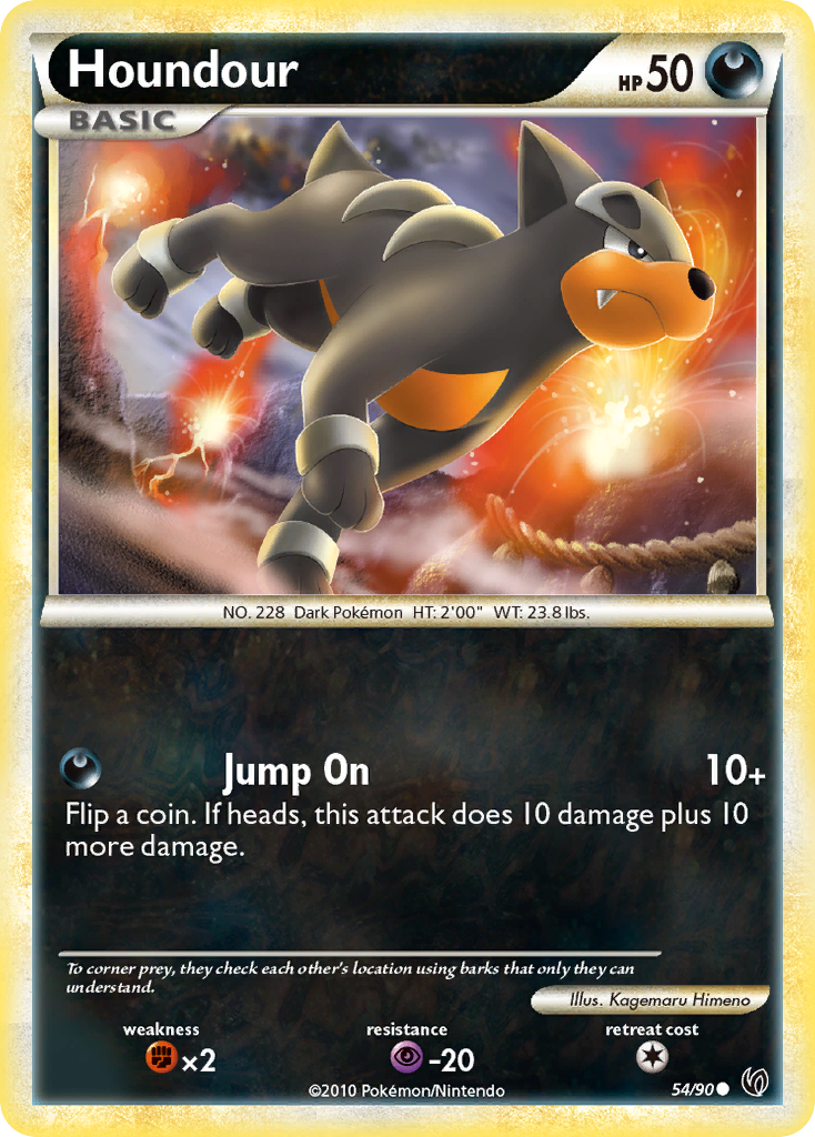 Undaunted Houndour #54/90