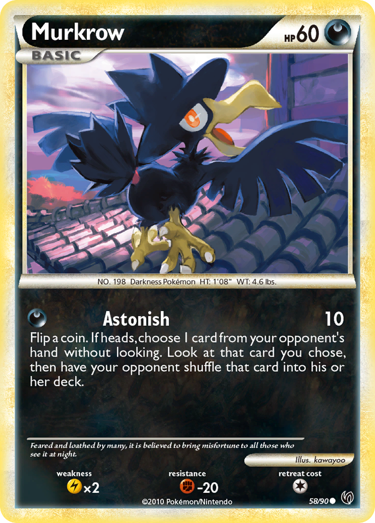 Undaunted Murkrow #58/90