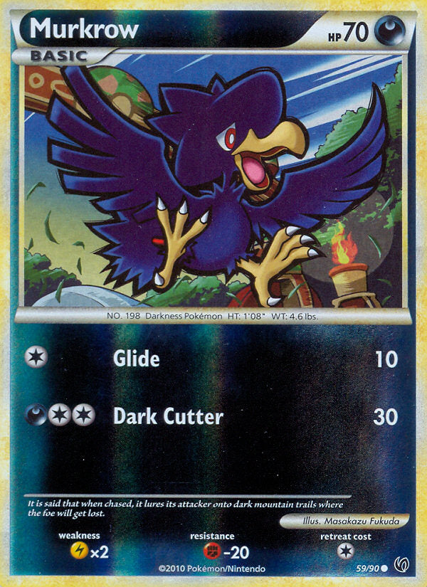 Undaunted Murkrow #59/90 reverse holo