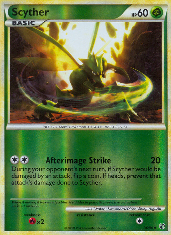 Undaunted Scyther #36/90 reverse holo