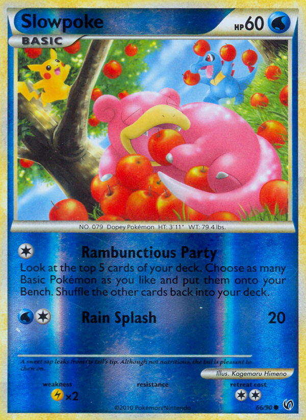 Undaunted Slowpoke #66/90 reverse holo