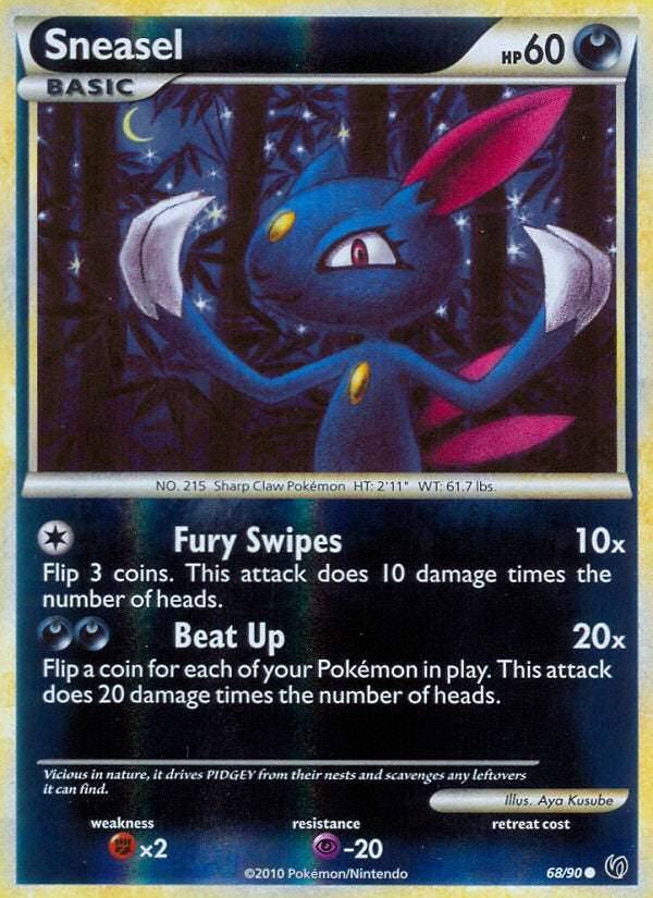 Undaunted Sneasel #68/90 reverse holo