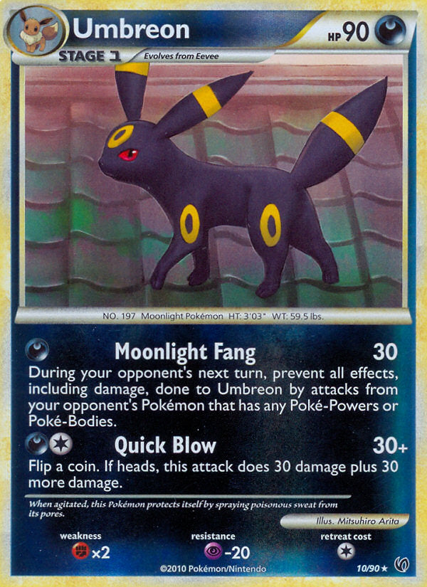 Undaunted Umbreon #10/90 reverse holo