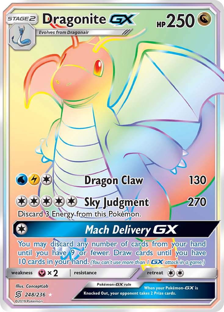 Unified Minds Dragonite GX #248/236