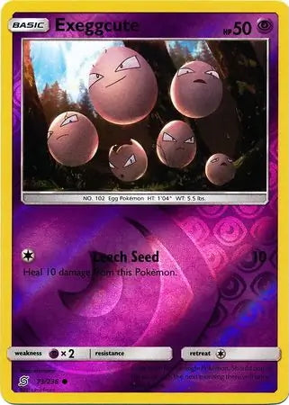 Unified Minds Exeggcute #73/236 reverse holo