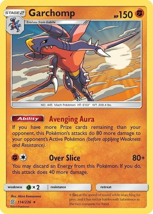 Unified Minds Holo Garchomp #114/236