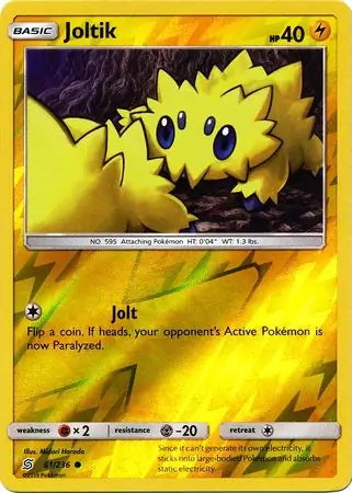 Unified Minds Joltik #61/236 reverse holo