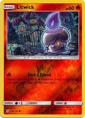 Unified Minds Litwick #28/236 reverse holo