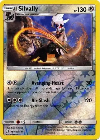 Unified Minds Silvally #184/236 reverse holo