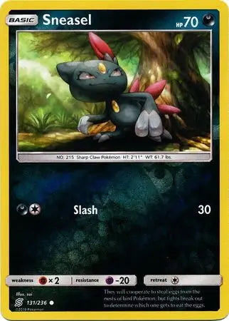 Unified Minds Sneasel #131/236 reverse holo