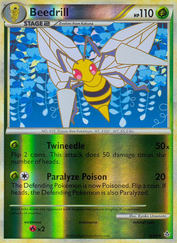 Unleashed Beedrill #12/95 reverse holo