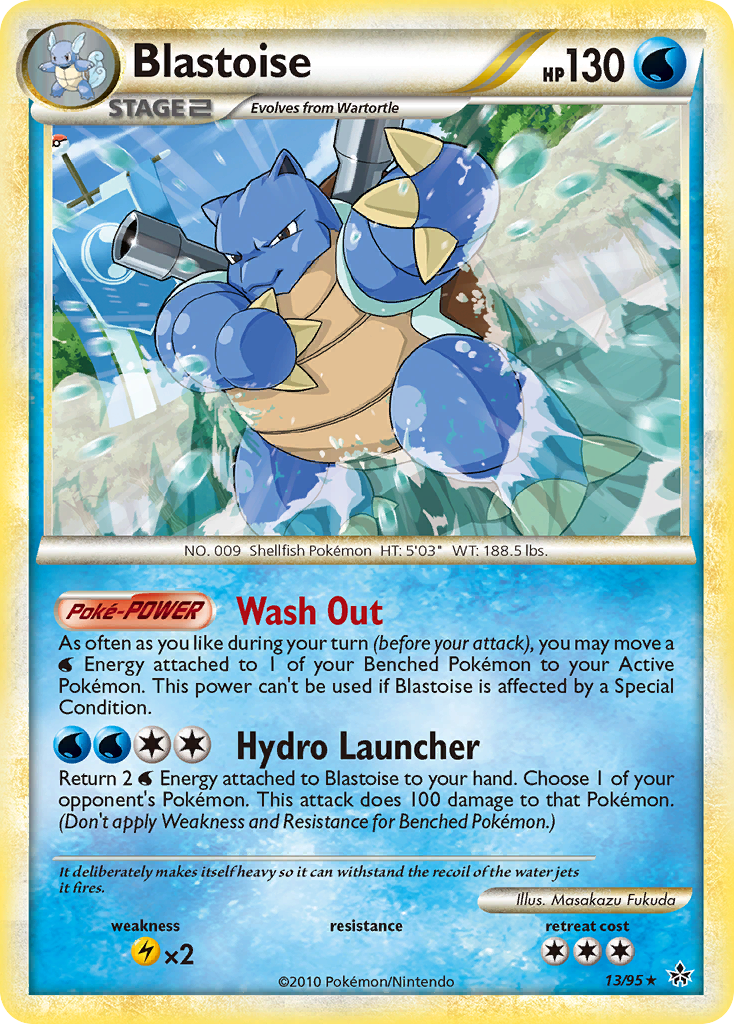 Unleashed Blastoise #13/95