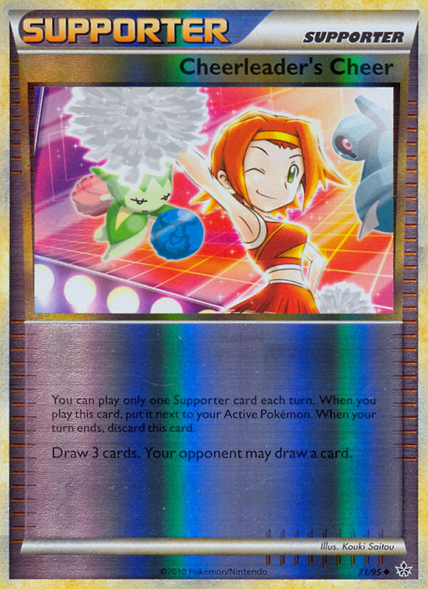 Unleashed Cheerleader's Cheer #71/95 reverse holo
