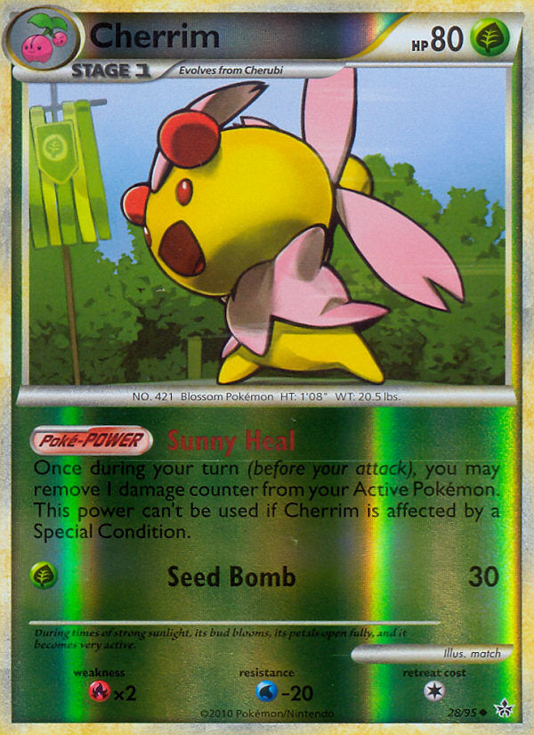 Unleashed Cherrim #28/95 reverse holo