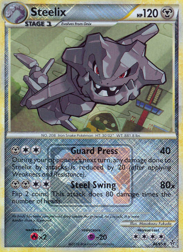 Unleashed Holo Steelix #24 League Promo