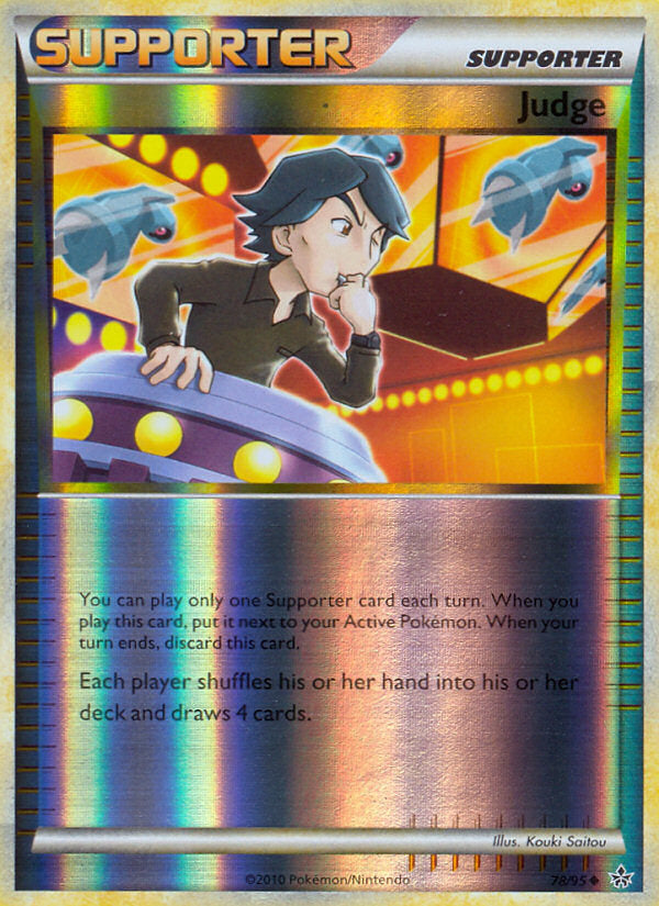 Unleashed Judge #78/95 reverse holo