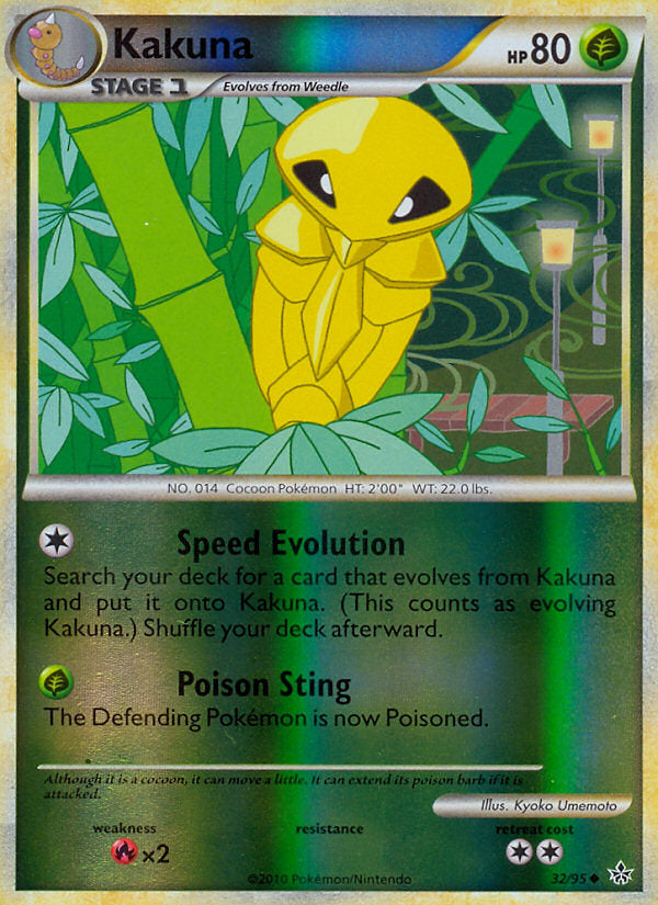 Unleashed Kakuna #32/95 reverse holo