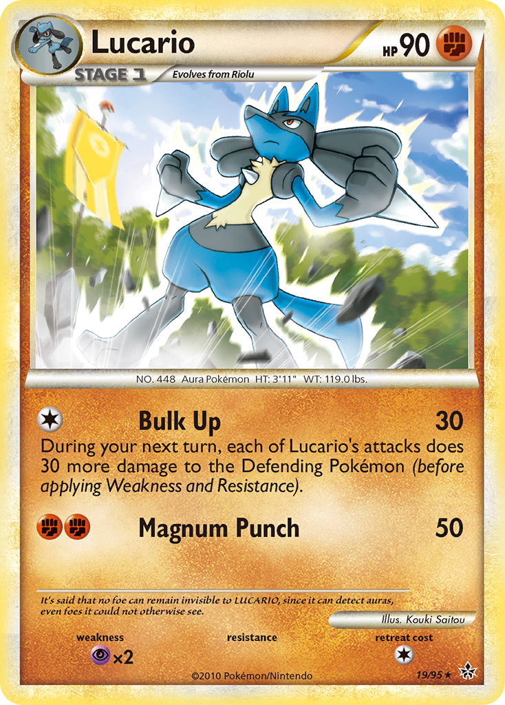 Unleashed Lucario #19/95