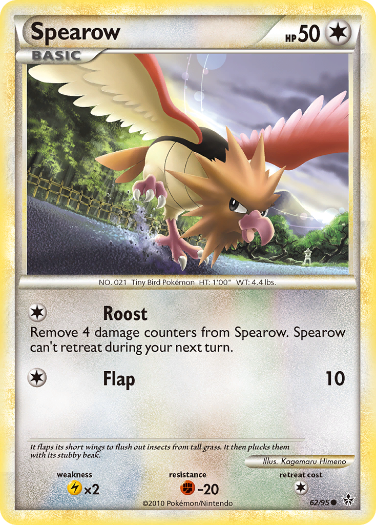 Unleashed Spearow #62/95