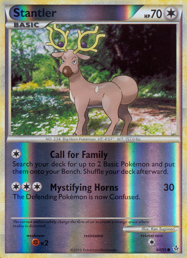 Unleashed Stantler #64/95 reverse holo