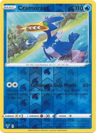 Vivid Voltage Cramorant #40/185 reverse holo