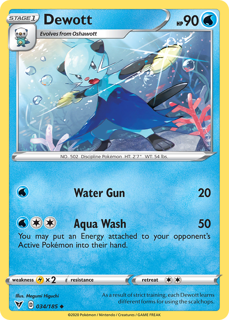 Vivid Voltage Dewott #34/185