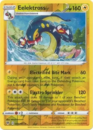 Vivid Voltage Eelektross #59/185 reverse holo