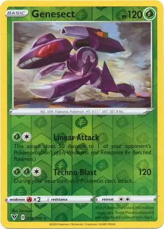 Vivid Voltage Genesect #16/185 reverse holo
