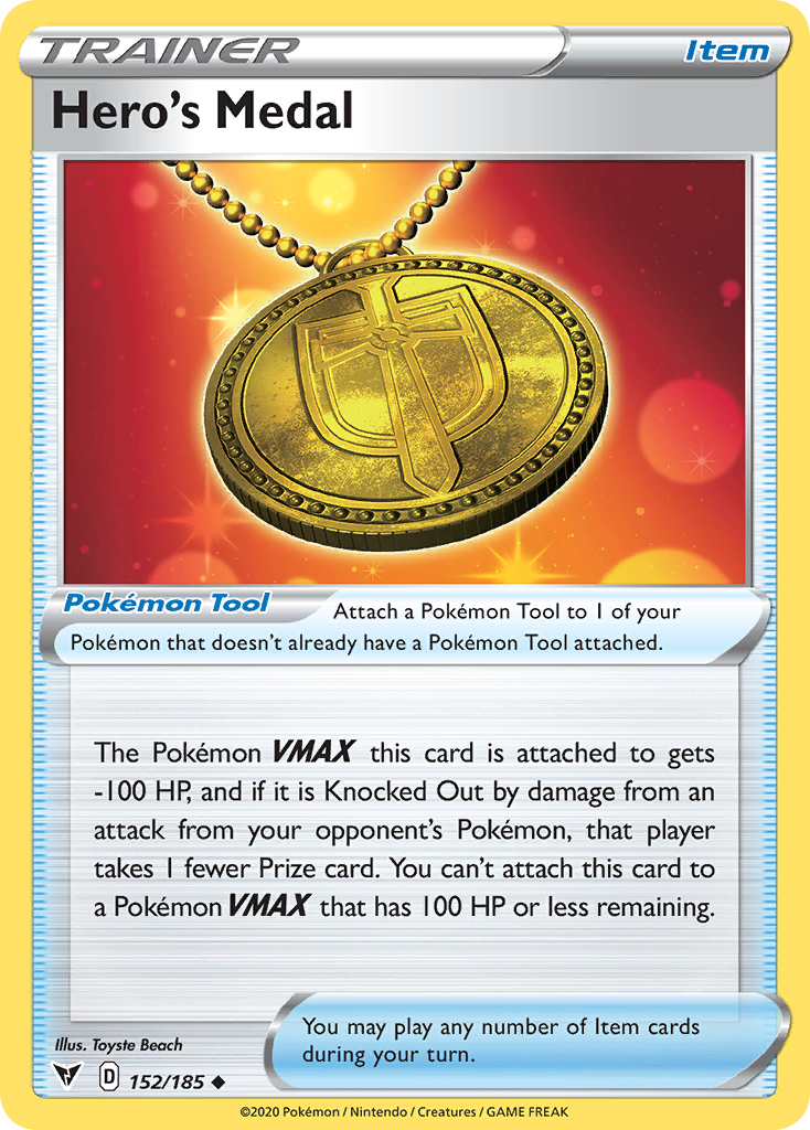 Vivid Voltage Hero’s Medal #152/185