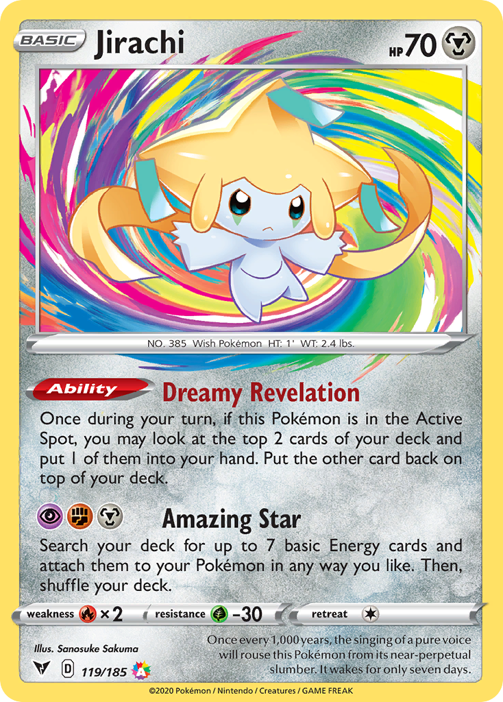 Vivid Voltage Jirachi #119/185