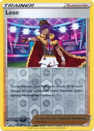 Vivid Voltage Leon #154/185 reverse holo