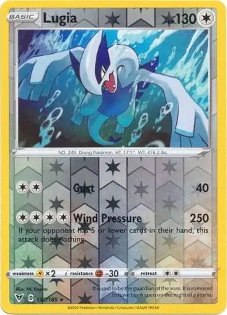 Vivid Voltage Lugia #132/185 reverse holo