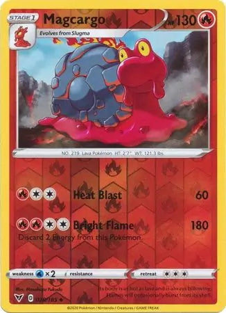 Vivid Voltage Magcargo #28/185 reverse holo