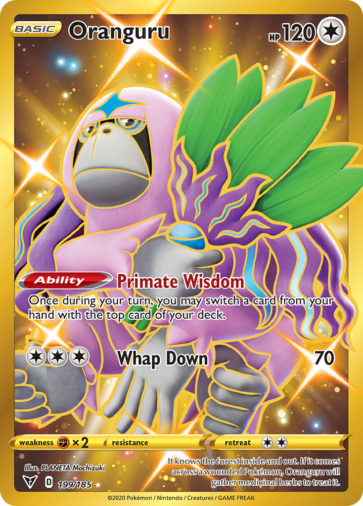 Oranguru Gold Secret Rare