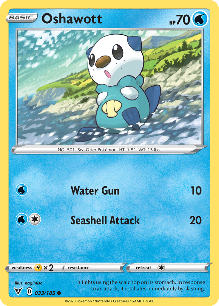 Vivid Voltage Oshawott #33/185