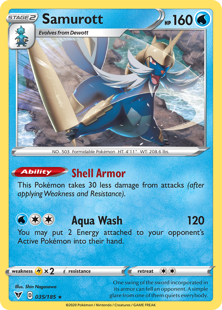 Vivid Voltage Samurott #35/185