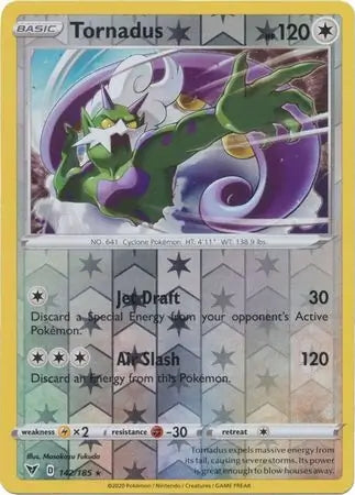 Vivid Voltage Tornadus #142/185 reverse holo