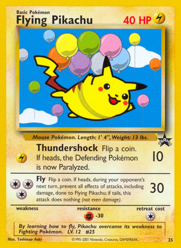 WOTC Promo Flying Pikachu #25